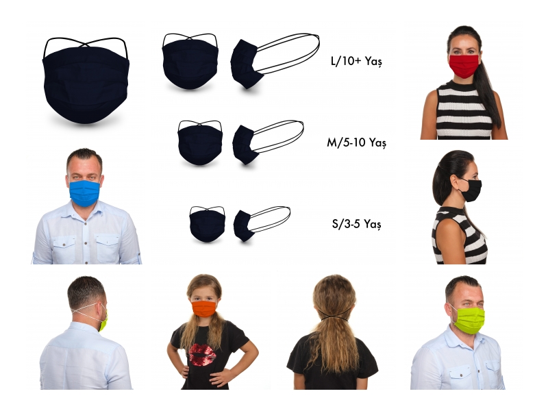 Tıbbi Maske, Yıkanabilir Maske, Corona Maskesi,Tam Koruma Antiviral ve Antibakteriyel Yıkanabilir Maske
